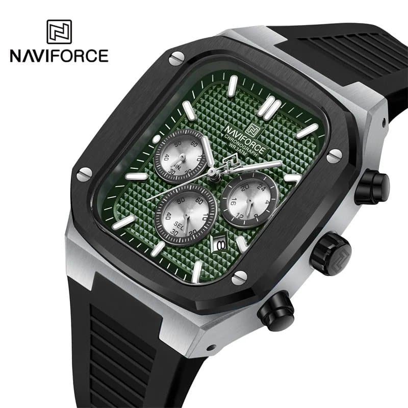 Naviforce NF-8037 Square Chronograph Edition