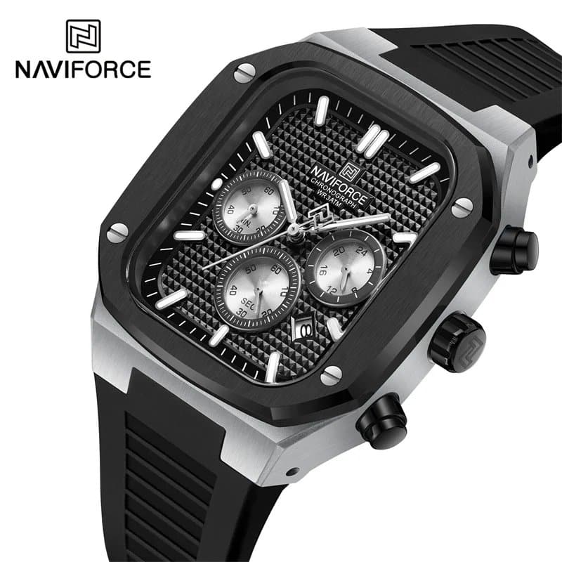 Naviforce NF-8037 Square Chronograph Edition