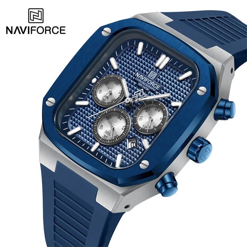 Naviforce NF-8037 Square Chronograph Edition