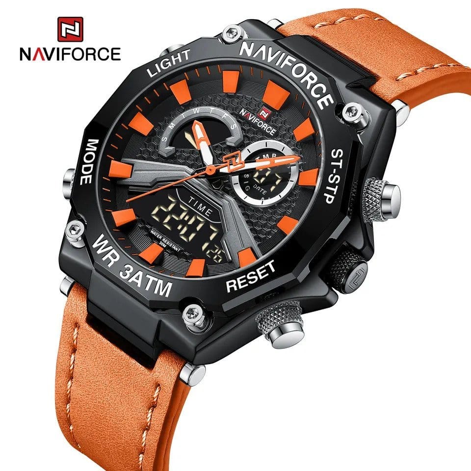 Naviforce NF-9220 Dual Time Latest Edition
