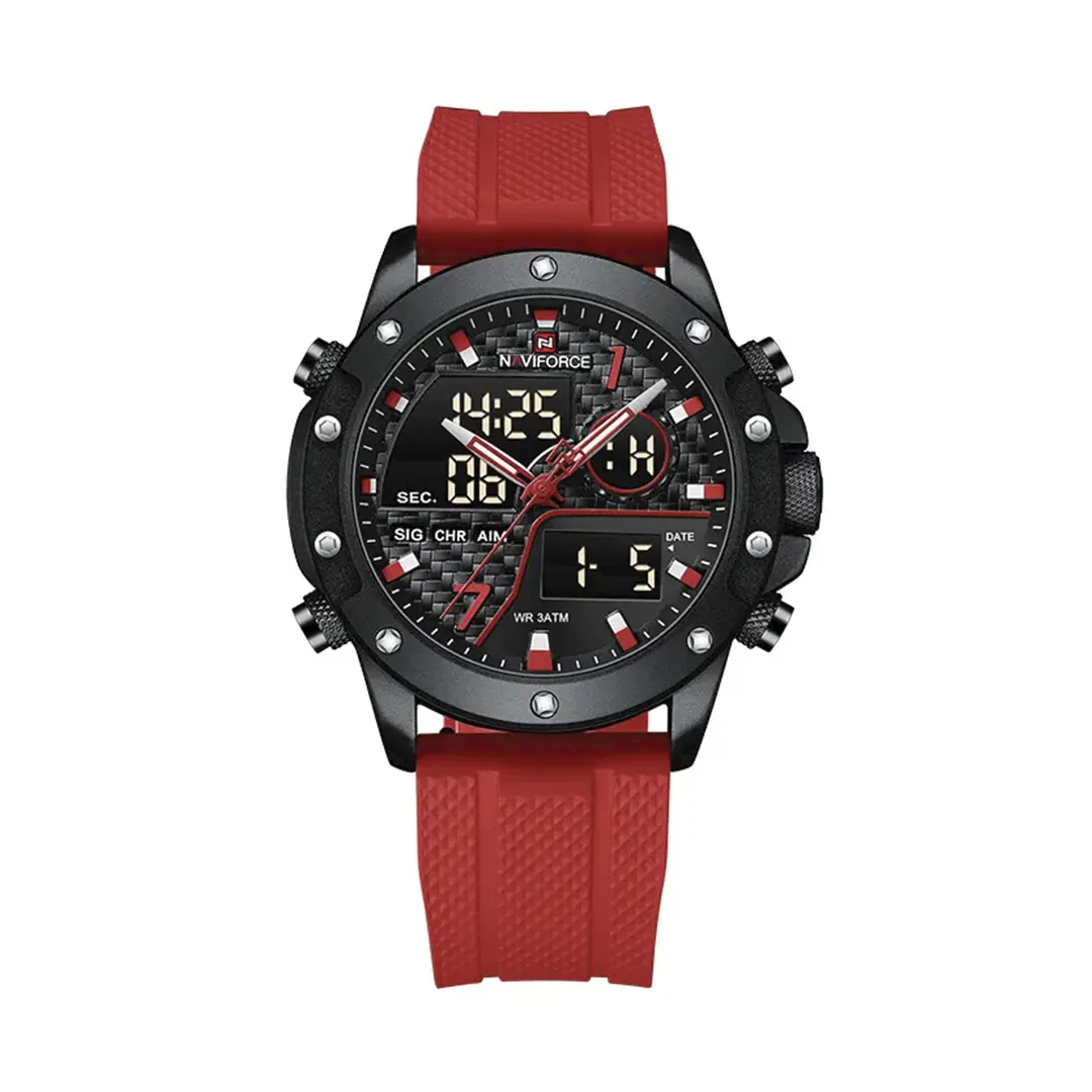 NAVIFORCE 9221 mens watches-B/R/R
