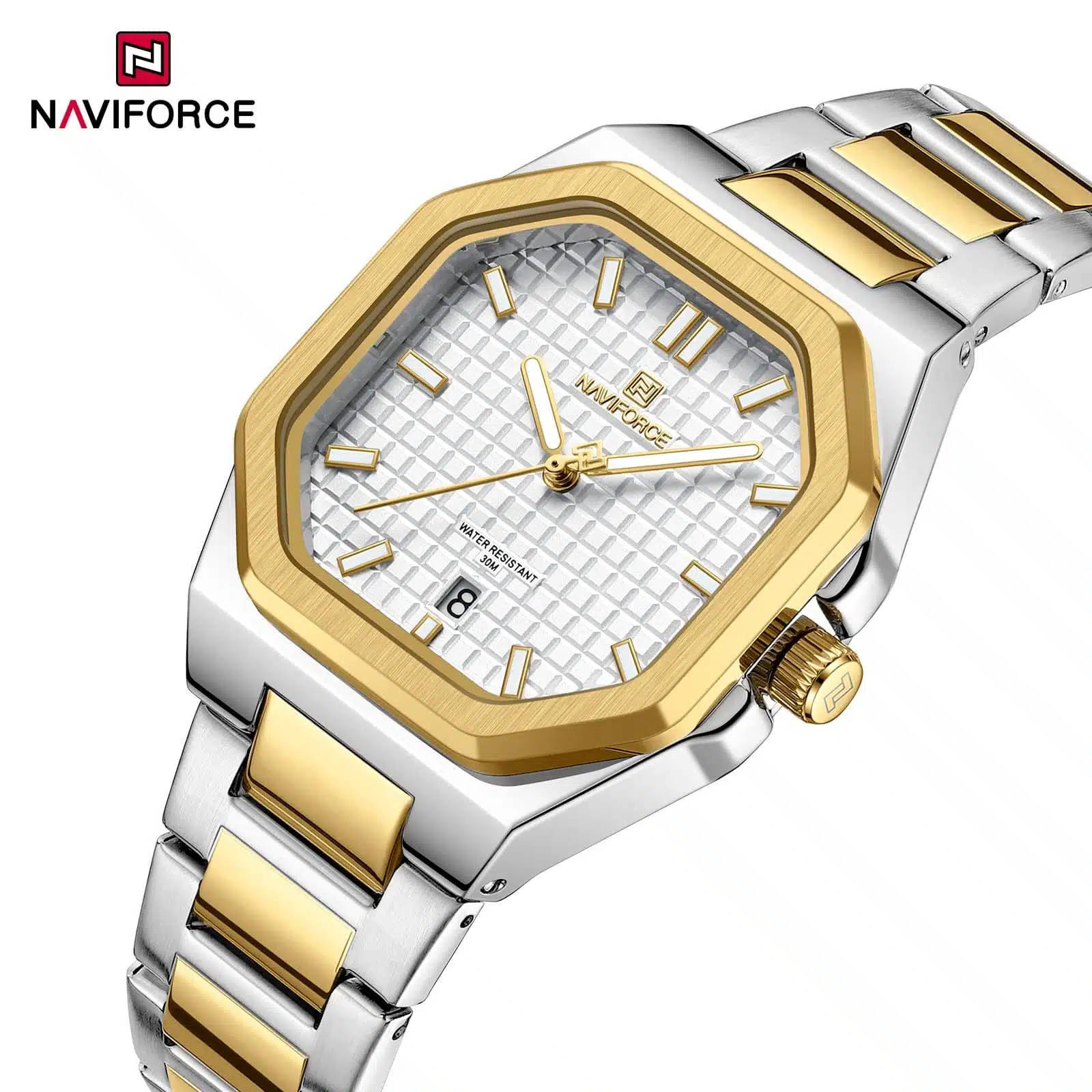 Naviforce NF 5053 Signature Date Watch
