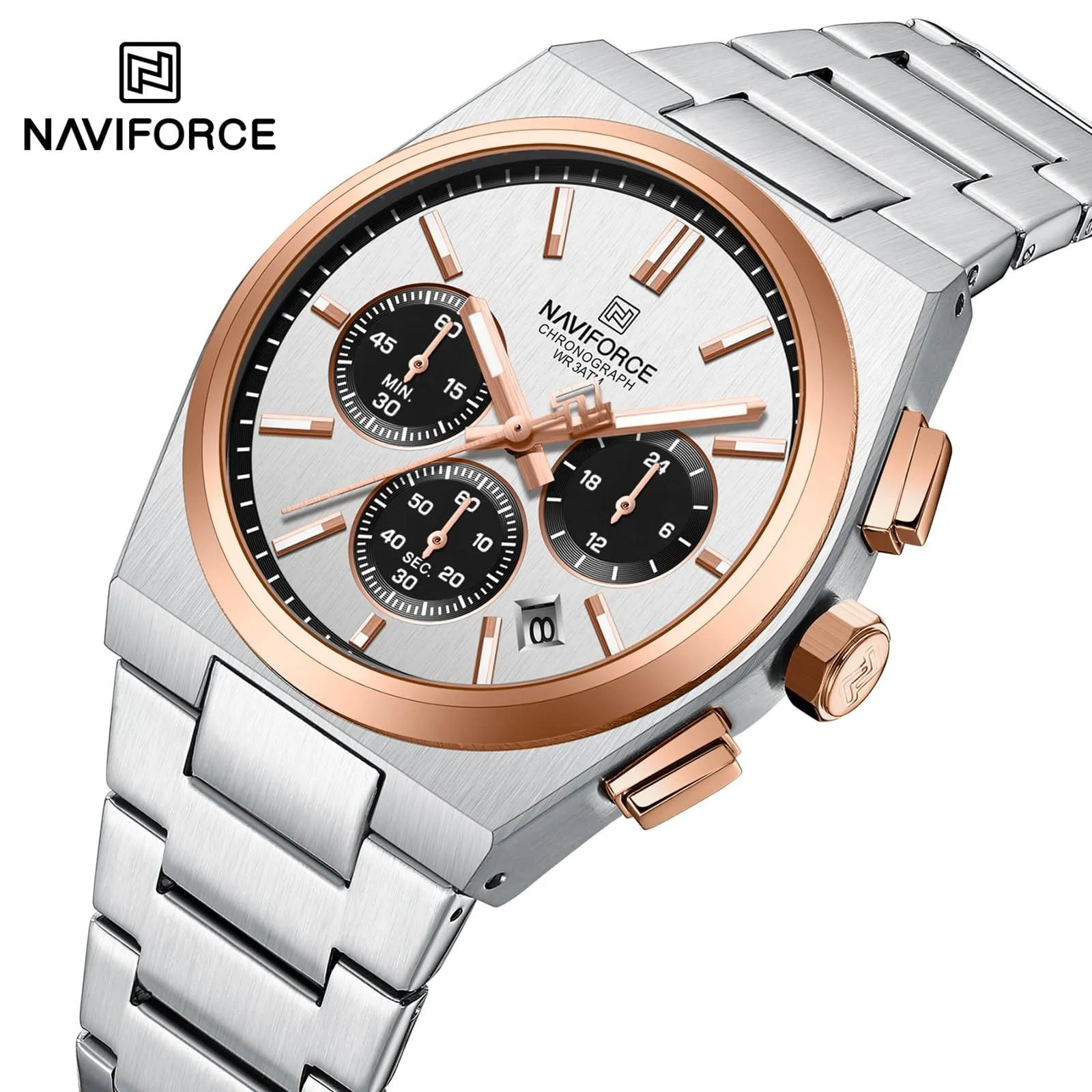 Naviforce NF8048 Bond Chrono For Men