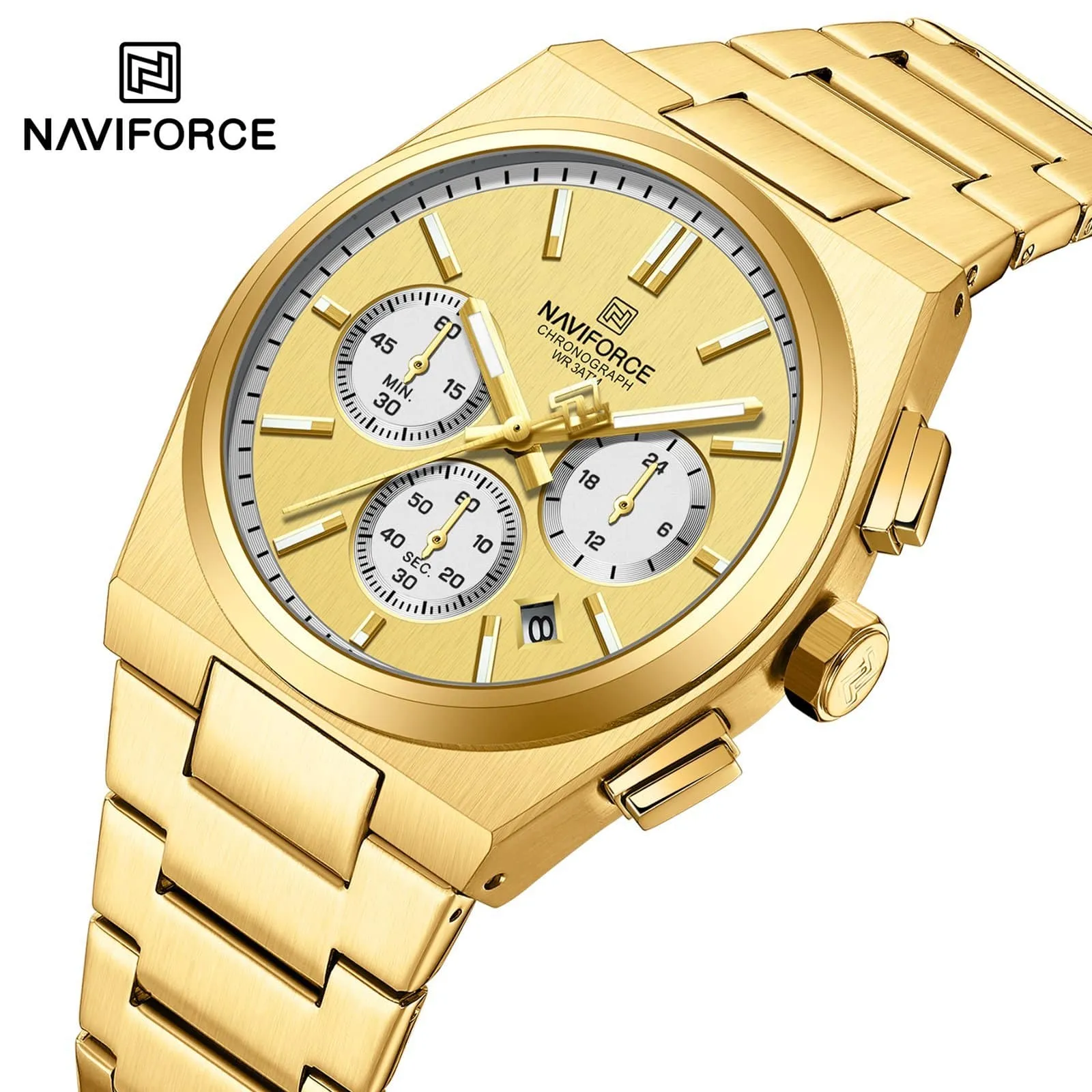 Naviforce NF8048 Bond Chrono For Men