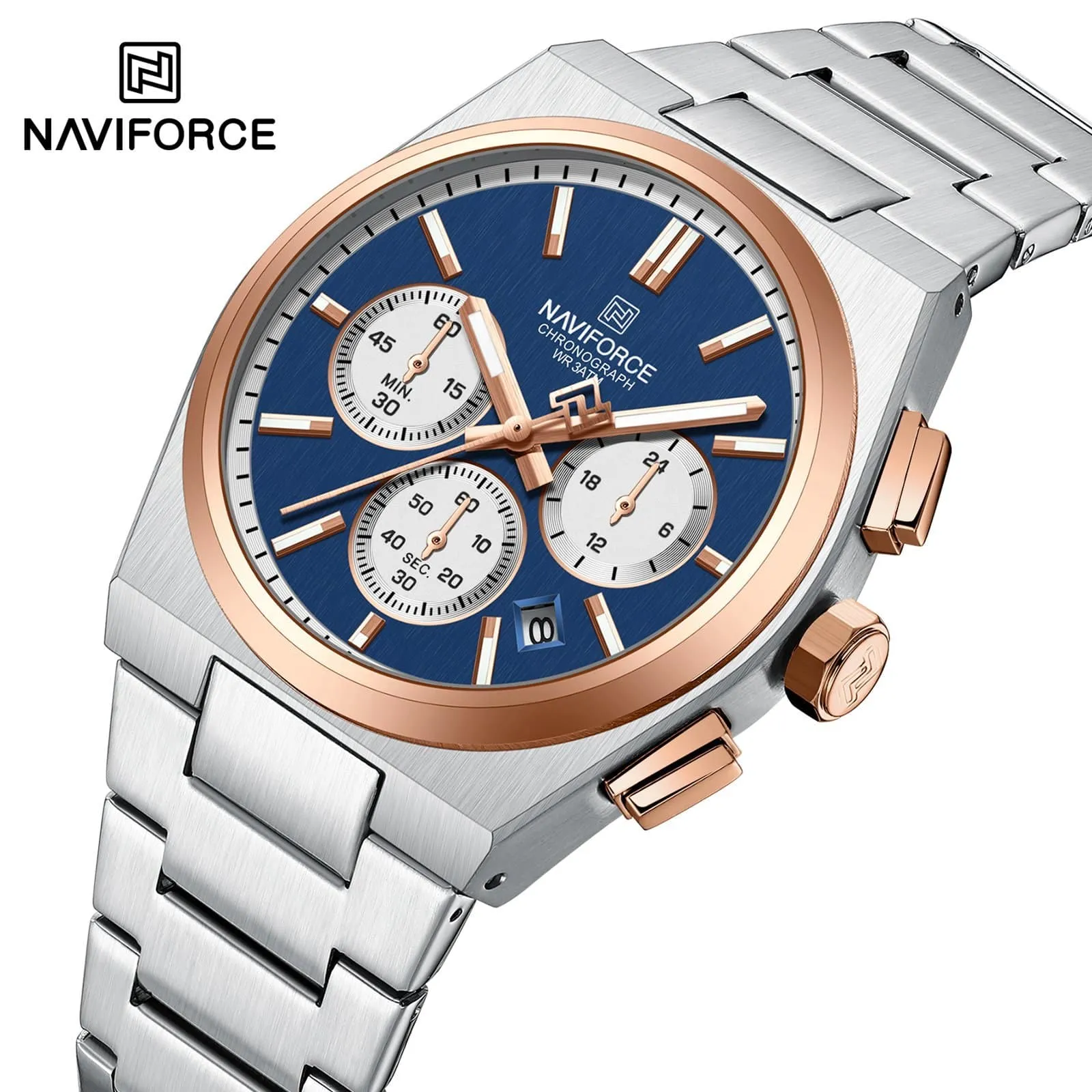 Naviforce NF8048 Bond Chrono For Men