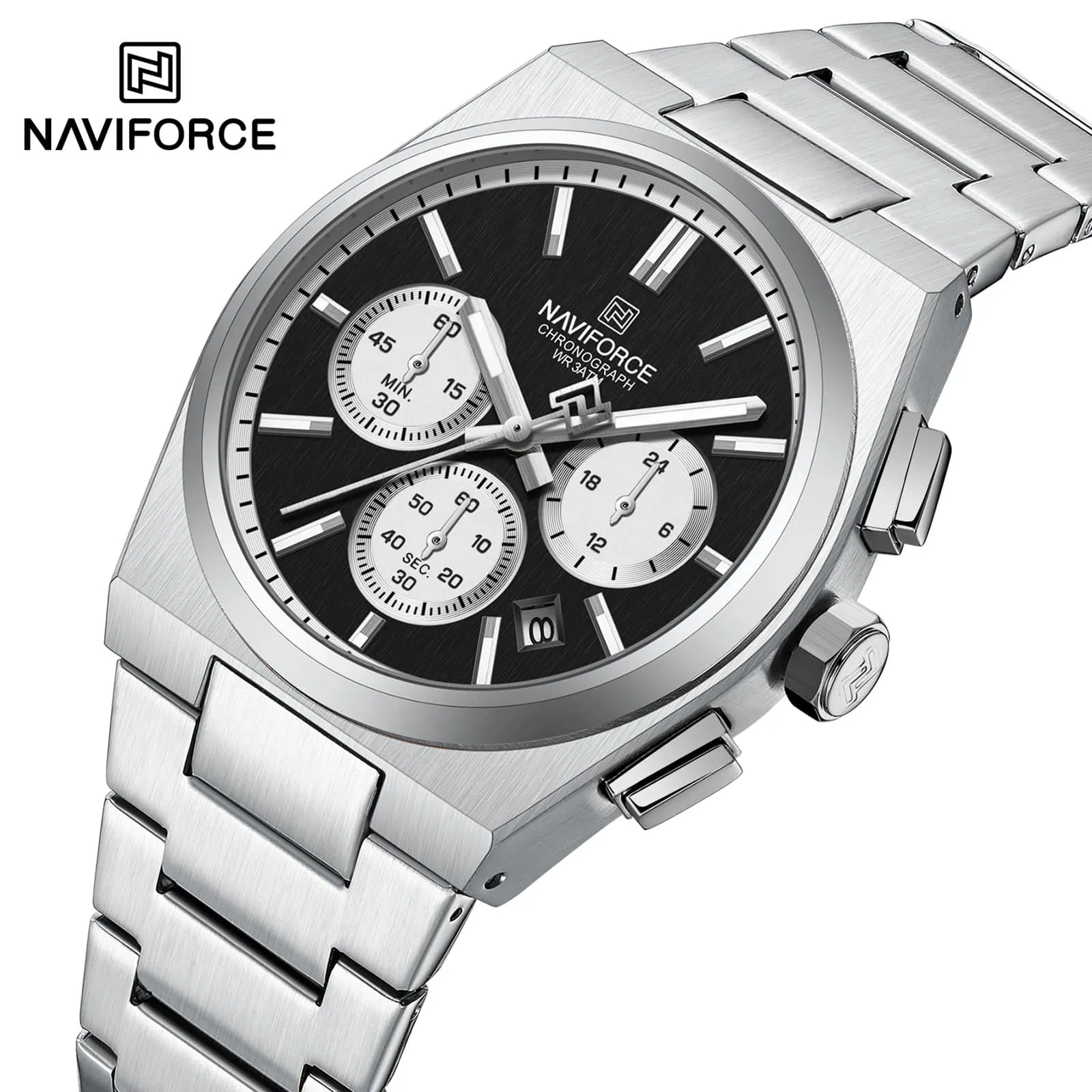 Naviforce NF8048 Bond Chrono For Men