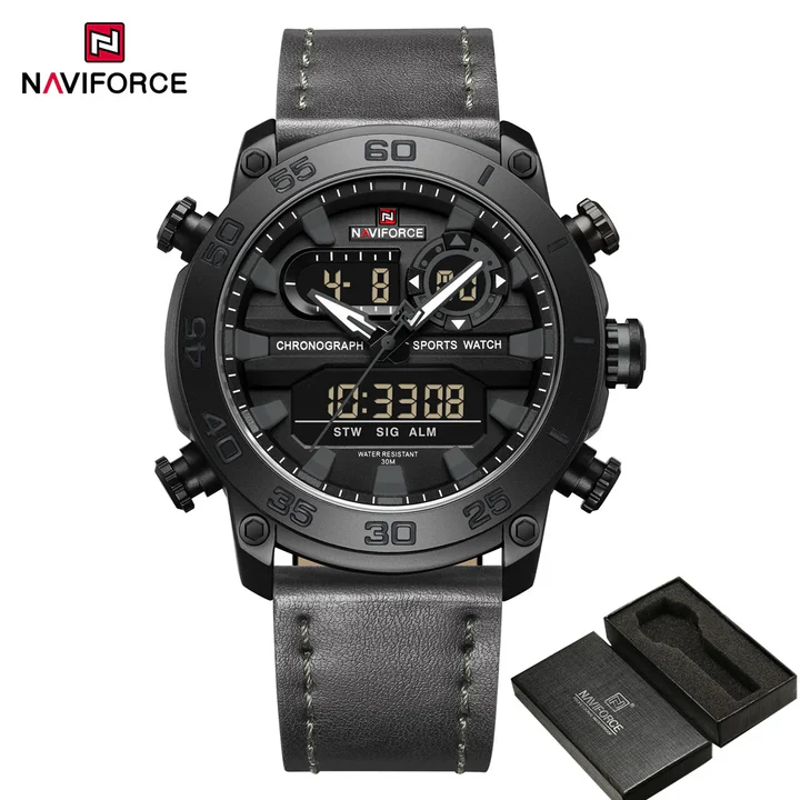 NAVIFORCE 9235 Men Watch-B/GY/GY