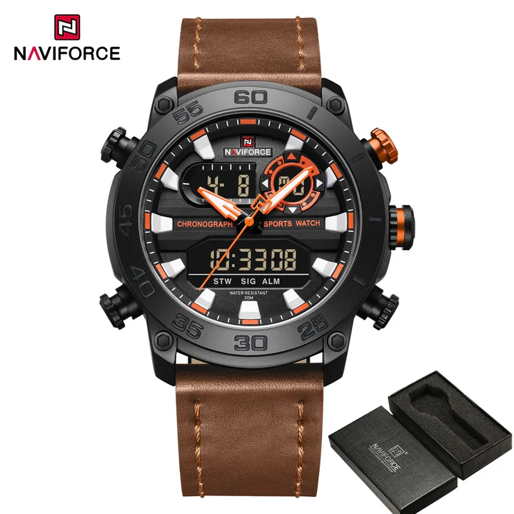 NAVIFORCE 9235 Men Watch-B/O/BN
