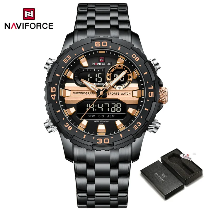 NAVIFORCE NF9234 Men’s Watch-B/RG/B