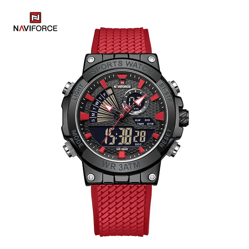 NAVIFORCE NF9219 Men’s Luxury Fashion Quartz Watches-B/R/R