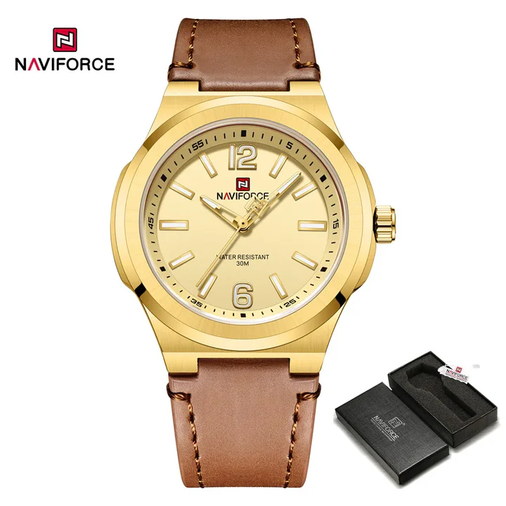 NAVIFORCE NF9233 Original New Luxury Watch-G/G/BN