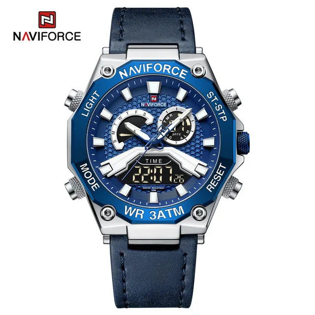 NaviForce NF-9220 Dual Time Latest Edition Wrist Watch -S/BE/BE