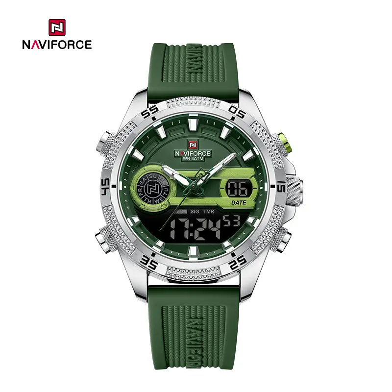 NAVIFORCE NF9223 Military Style Men’s Outdoor Sports Multifunctional Watch -S/GN/GN