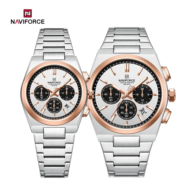 Naviforce Nf8048 Bond Chrono For Couples