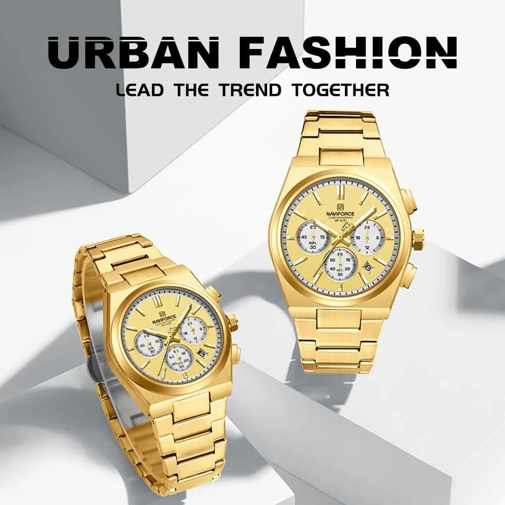 Naviforce NF8048 Bond Chrono For Couples