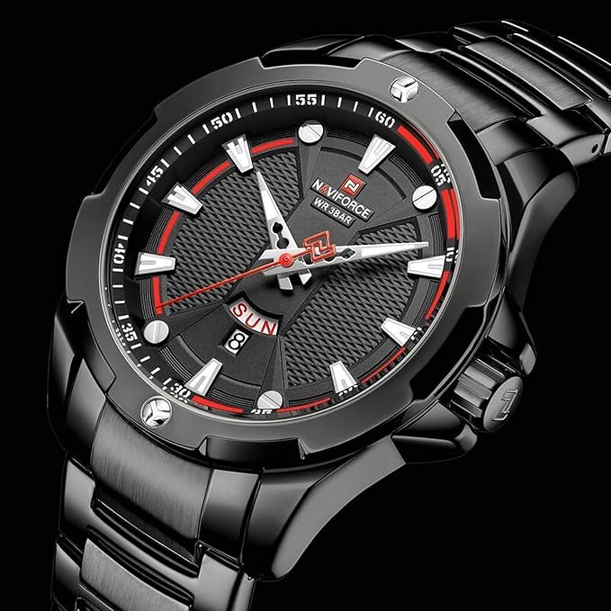 NAVIFORCE NF9161 Mens Stainless Steel Waterproof Watch-B/B