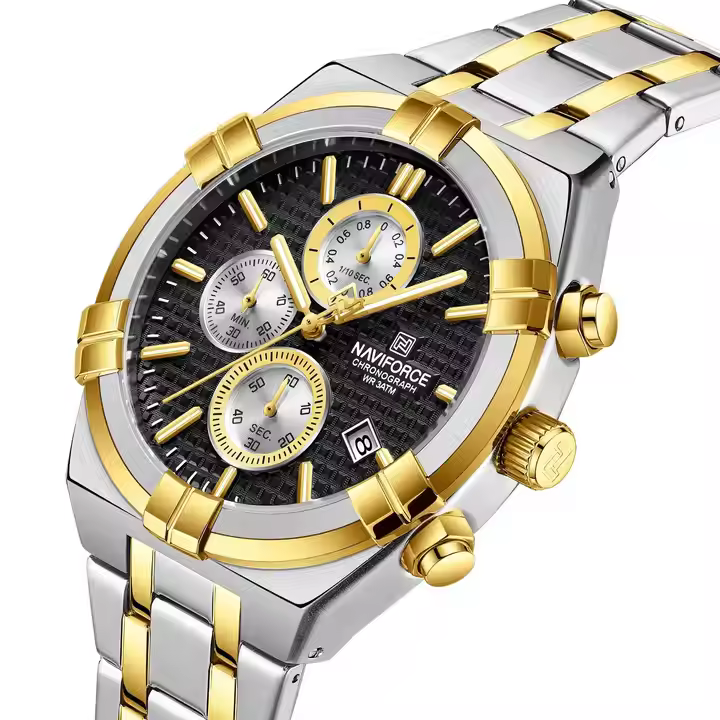 Naviforce NF-8042 Chronograph Edition New Arrival-S/B/G