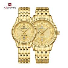 NAVIFORCE 8040 G Quartz Wrist Watch Waterproof Stainless Steel Couple Watch Watch-