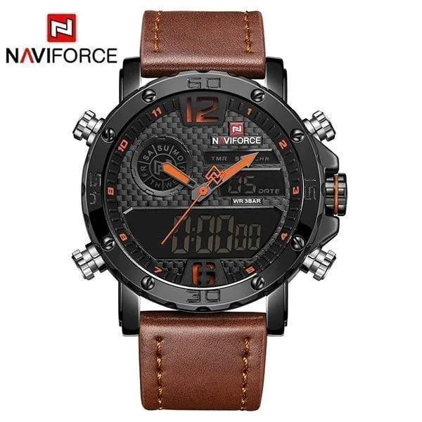 Naviforce NF9134 Quartz Fashion Watch Men Watch-B/O/L.BN