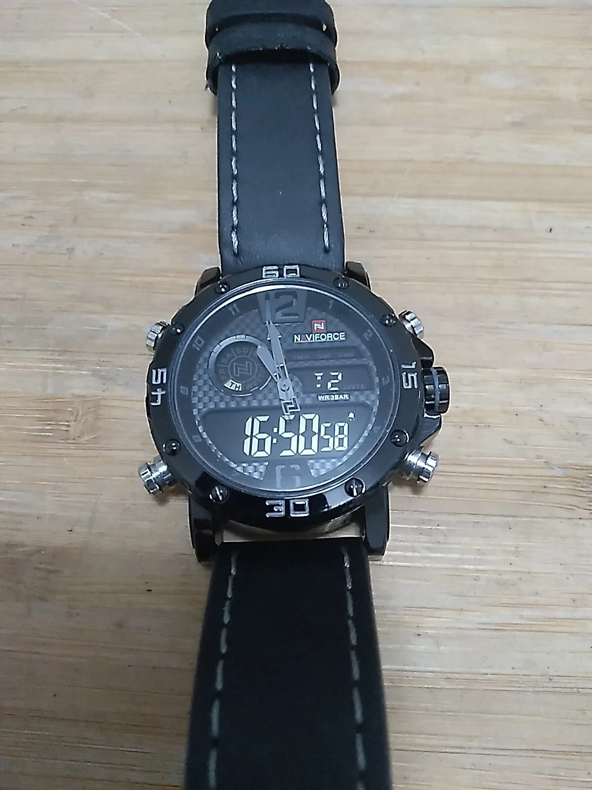 Naviforce NF9134 Quartz Fashion Watch Men Watch-B/GY/B